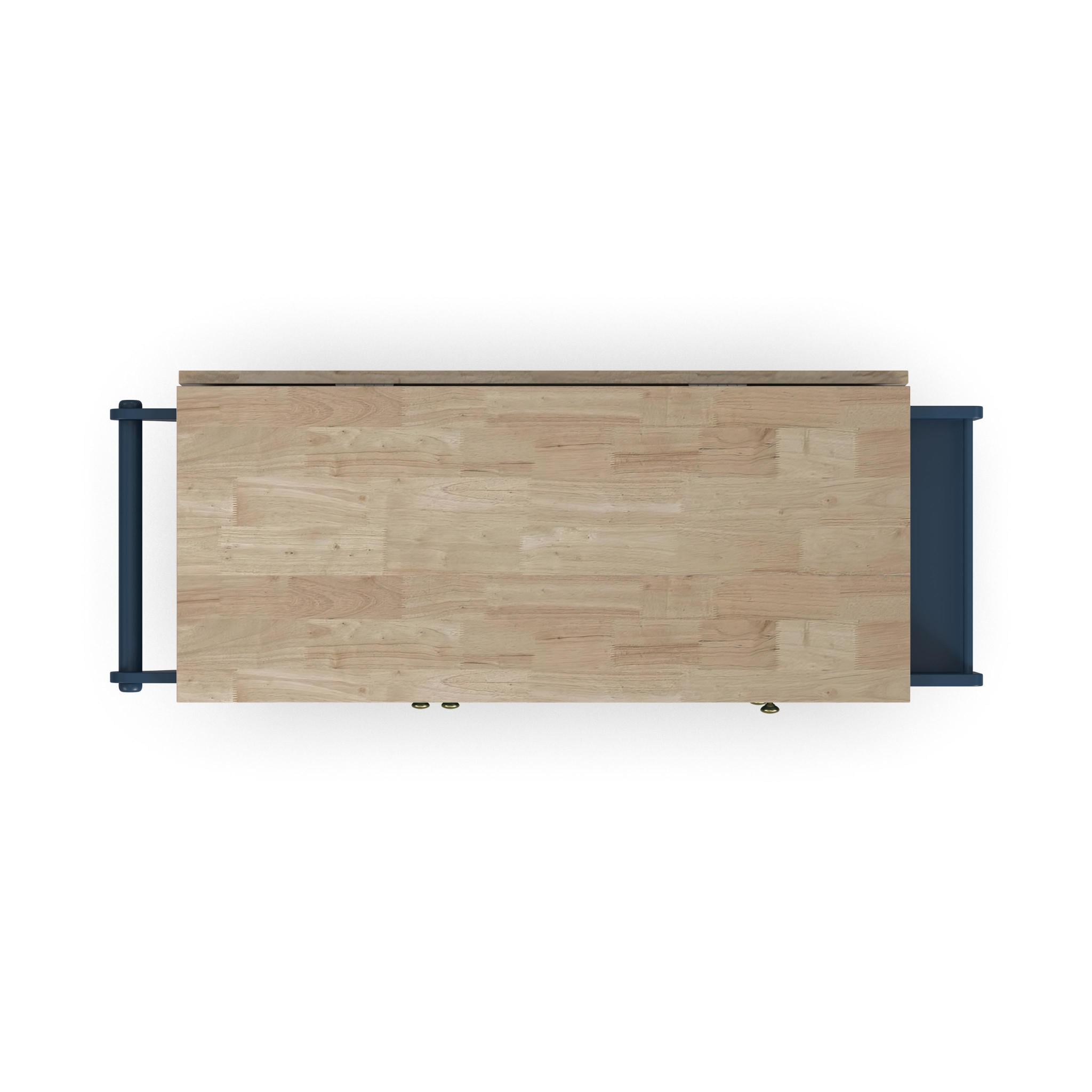 homestyles Dolly Madison Drop Leaf Kitchen Cart