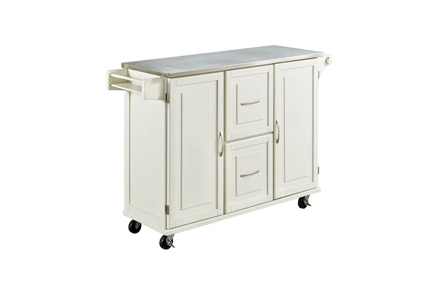 Blanche Kitchen Cart by homestyles at Coconis Furniture & Mattress 1st
