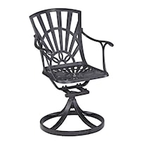 Traditional Outdoor Swivel Rocking Chair