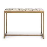 Contemporary Mosaic Tile Console Table