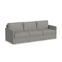 Transitional Sofa with Track Arms