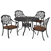 Traditional 5-Piece Outdoor Dining Set