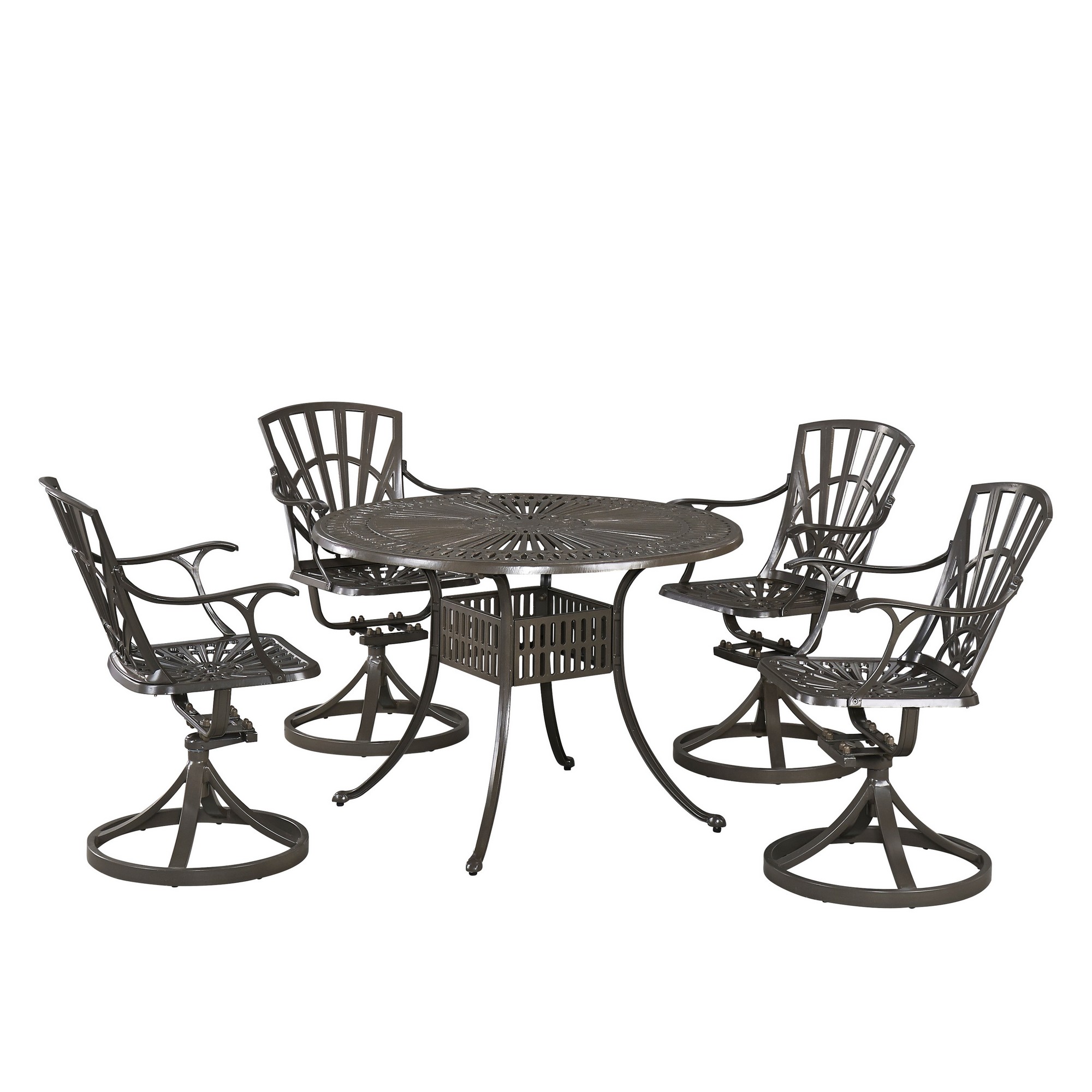 homestyles Largo 5561305 Traditional 5Piece Outdoor Dining Set with