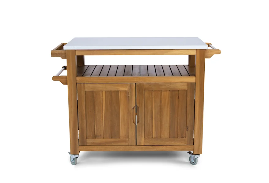 Maho Outdoor Kitchen Cart by homestyles at Sam Levitz Furniture