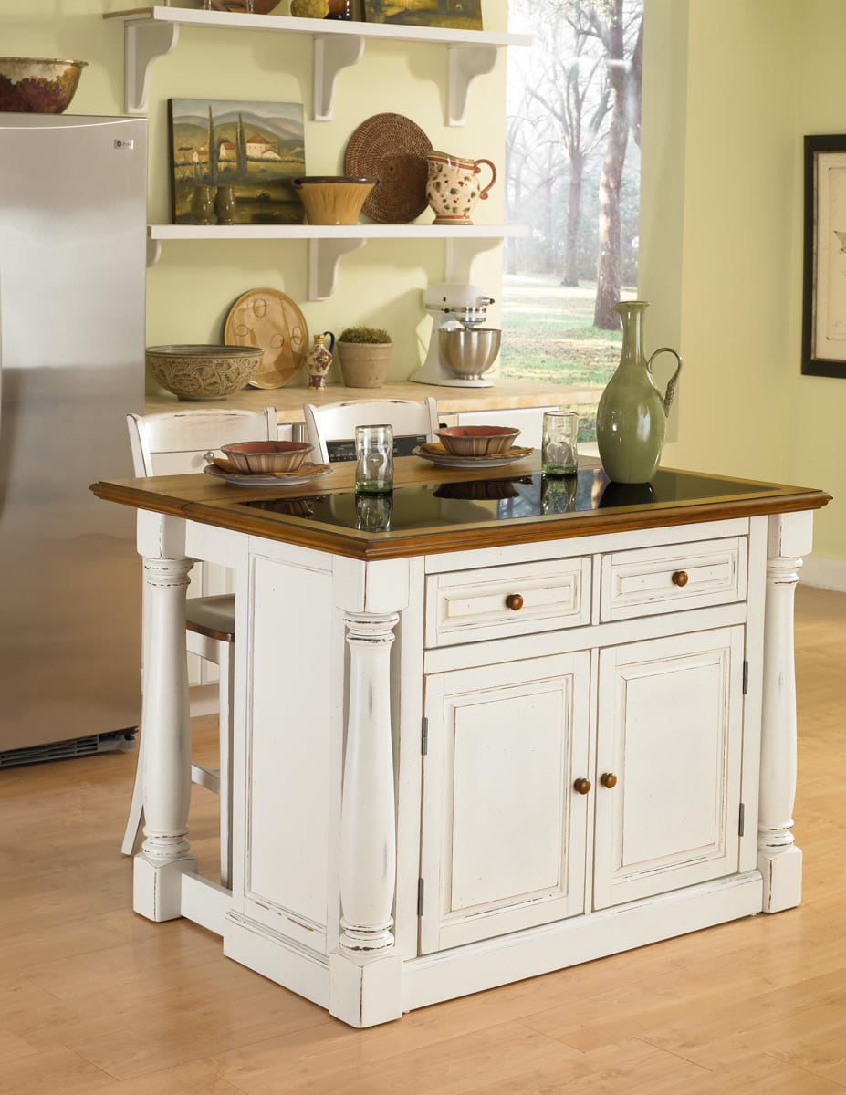 Kitchen Island with Stools