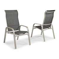 Set of 2 Outdoor Chairs