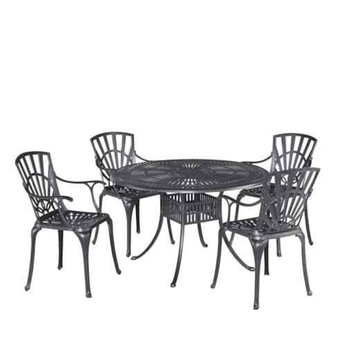 Traditional 5-Piece Outdoor Dining Set