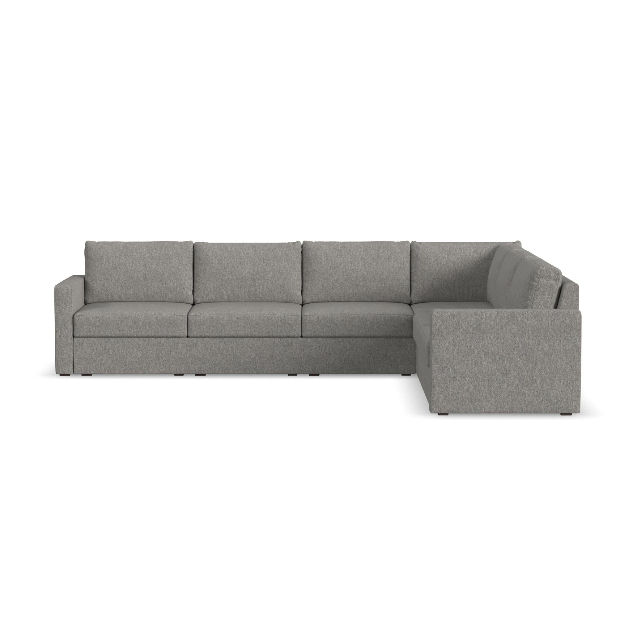 Flexsteel Flex Standard-Arm 6-Seat Sectional Sofa