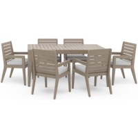 Transitional 7-Piece Outdoor Dining Set