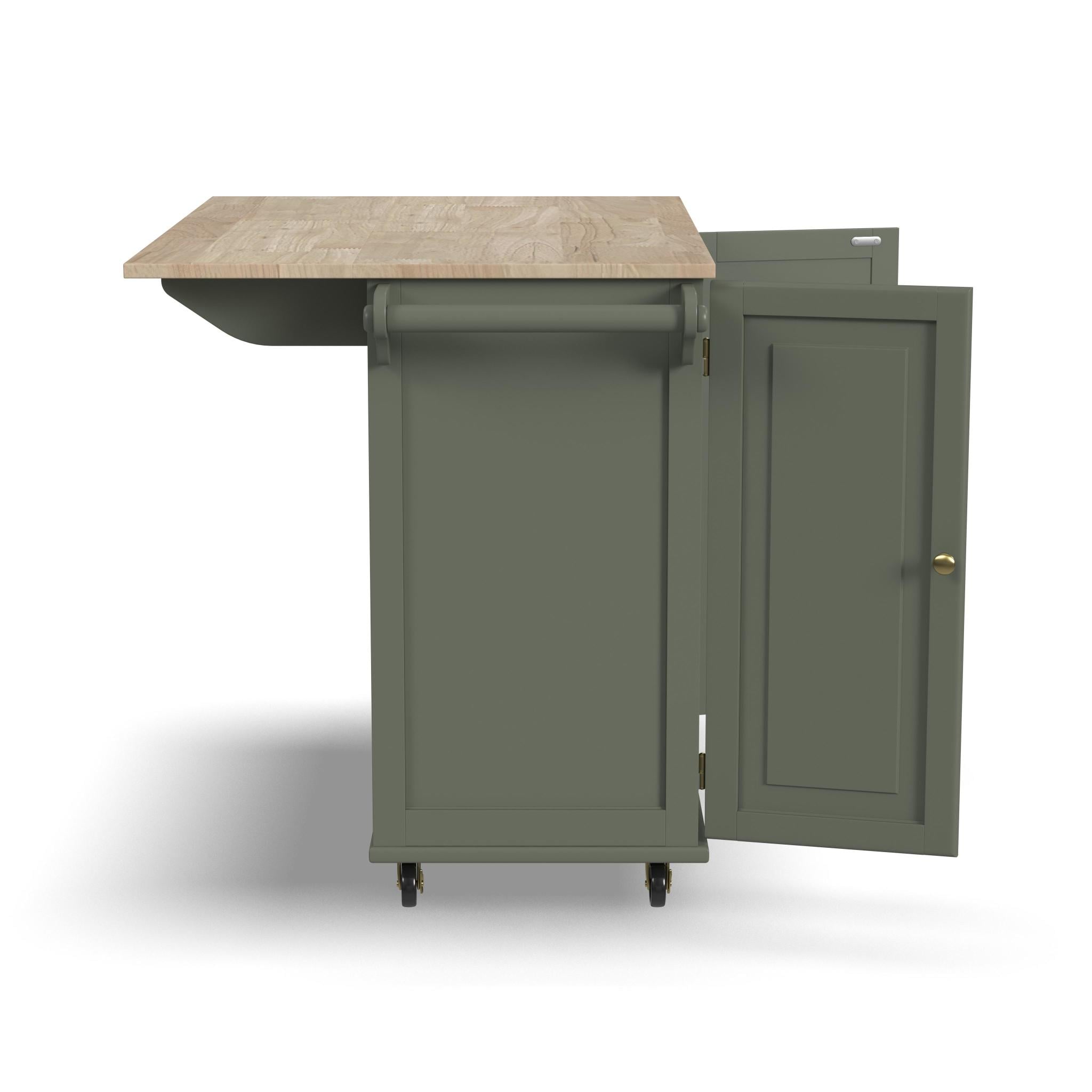 Drop Leaf Kitchen Cart