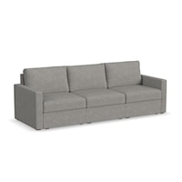 Transitional Sofa with Track Arms