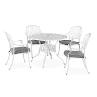 Traditional 5 Piece Outdoor Dining Set