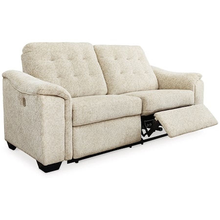 Beaconfield Power Reclining Sofa - Sandstone