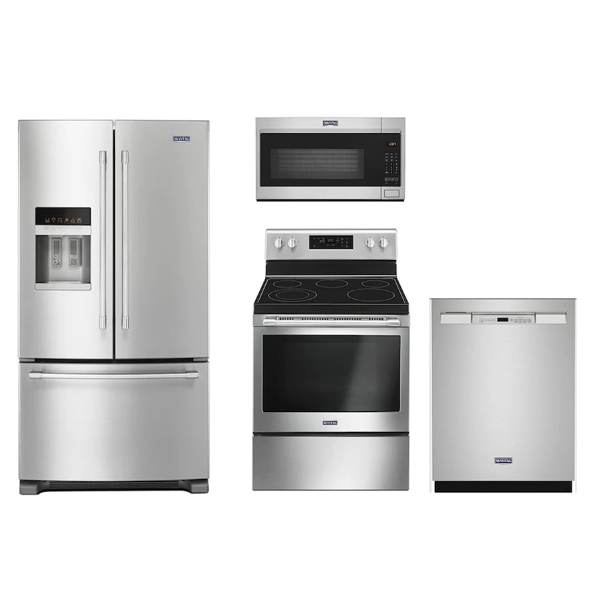 Maytag Maytag Maytag 4 pc Stainless Steel Appliance Set