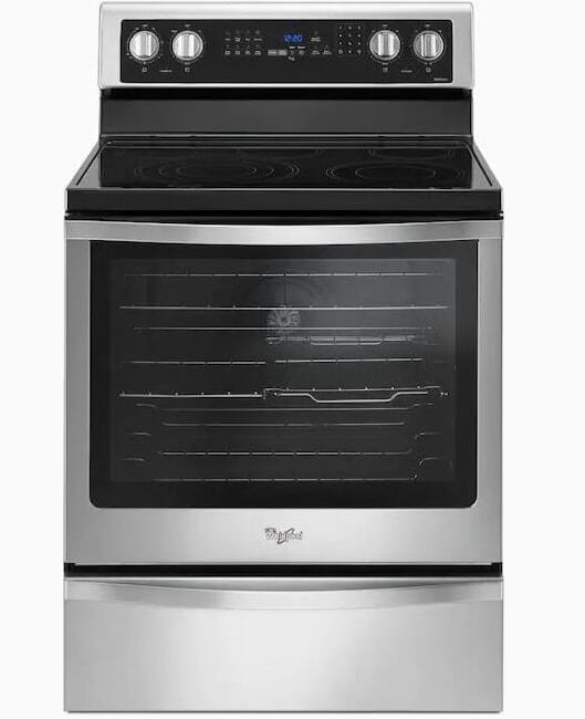 Whirlpool WFE770H0FZ 6.4 Cu. Ft. Freestanding Electric Range