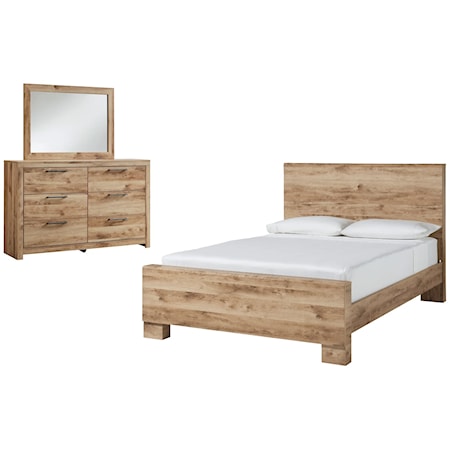 Queen Bedroom Set - Bed, Dresser, Mirror