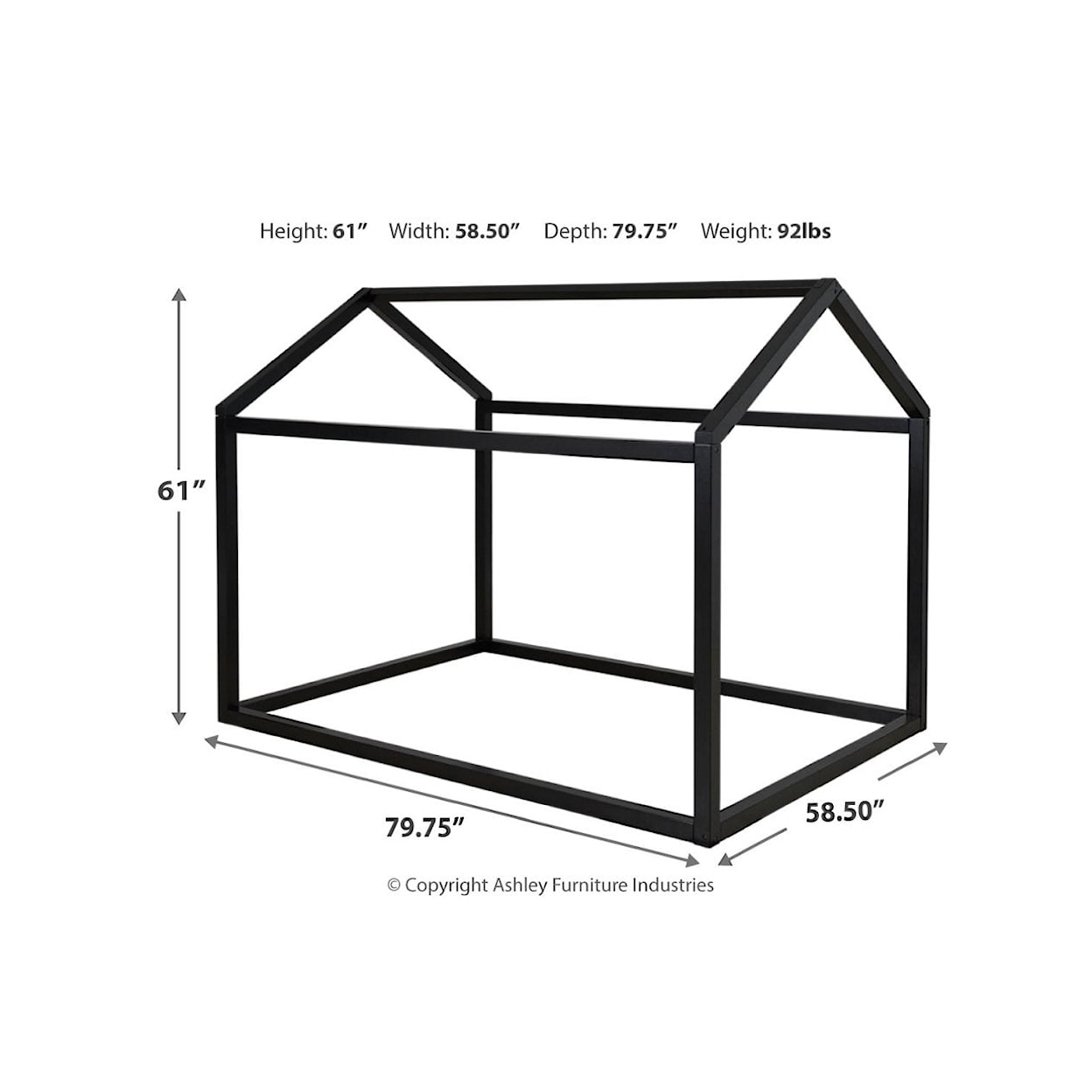 Signature Design by Ashley Flannibrook Twin House Bed Frame