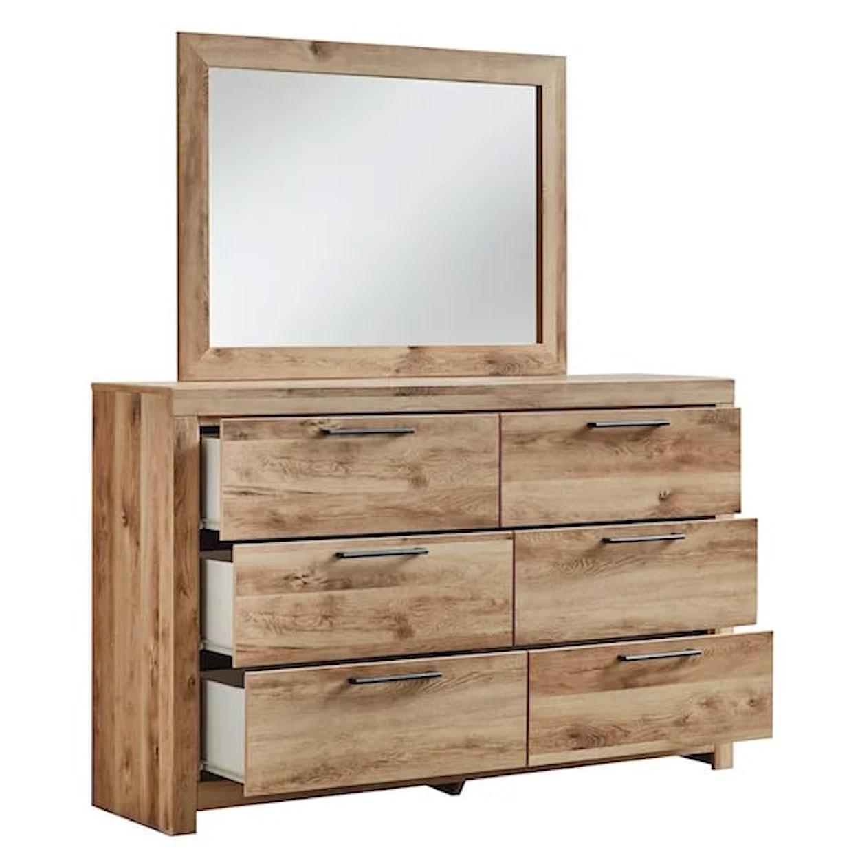 Signature Design by Ashley Hyanna Queen Bedroom Set - Bed, Dresser, Mirror