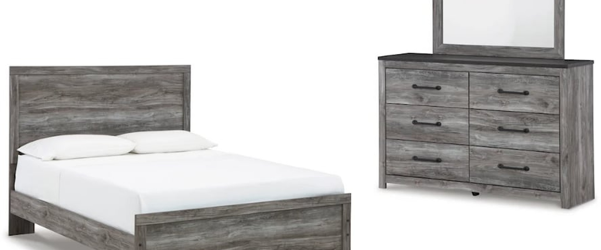 Bronyan Queen Bedroom Set - Bed, Dresser, Mirror