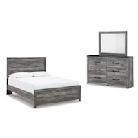 Bronyan Queen Bedroom Set - Bed, Dresser, Mirror