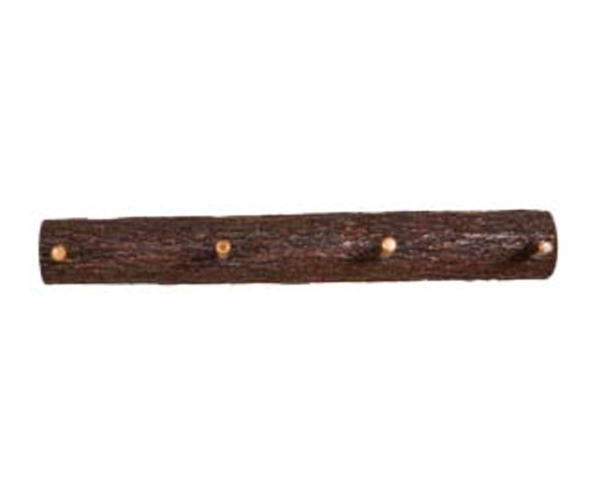 36" Split Log Coat Hanger 
W/4 Hooks