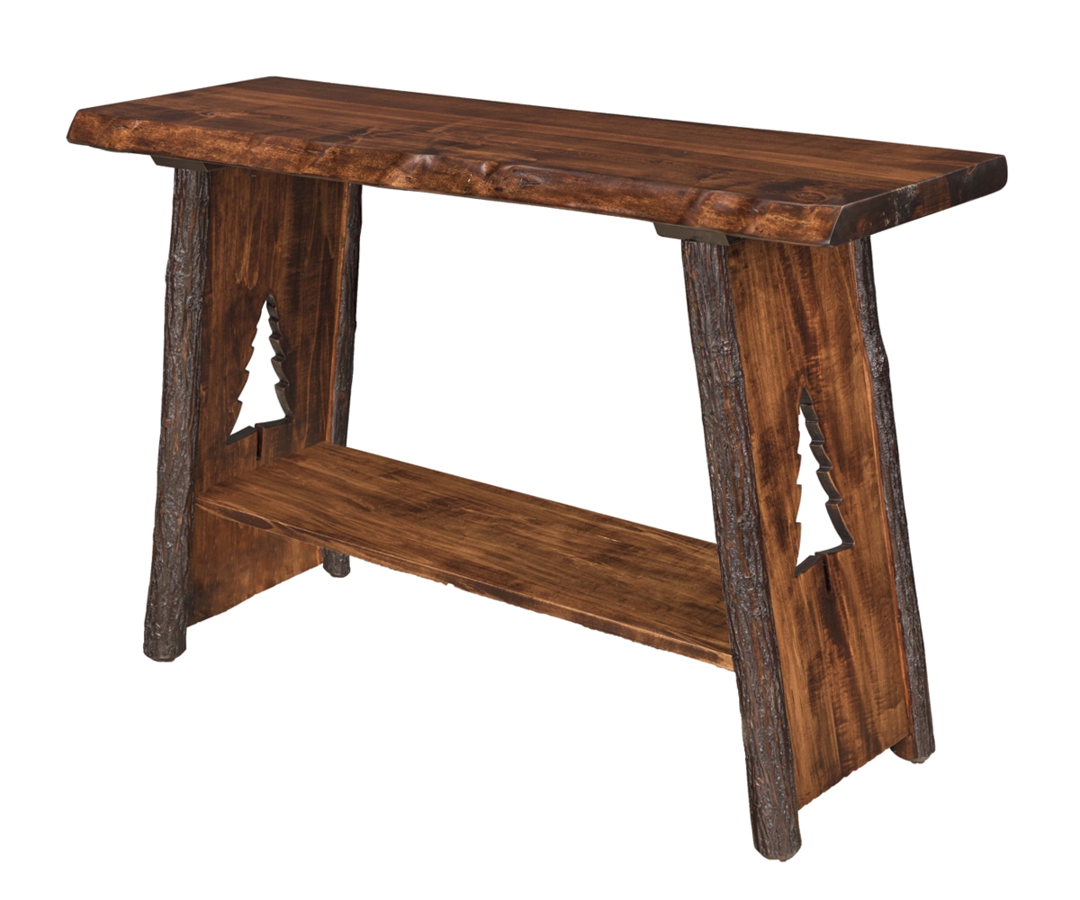 Lone Spruce Live Edge Sofa Table