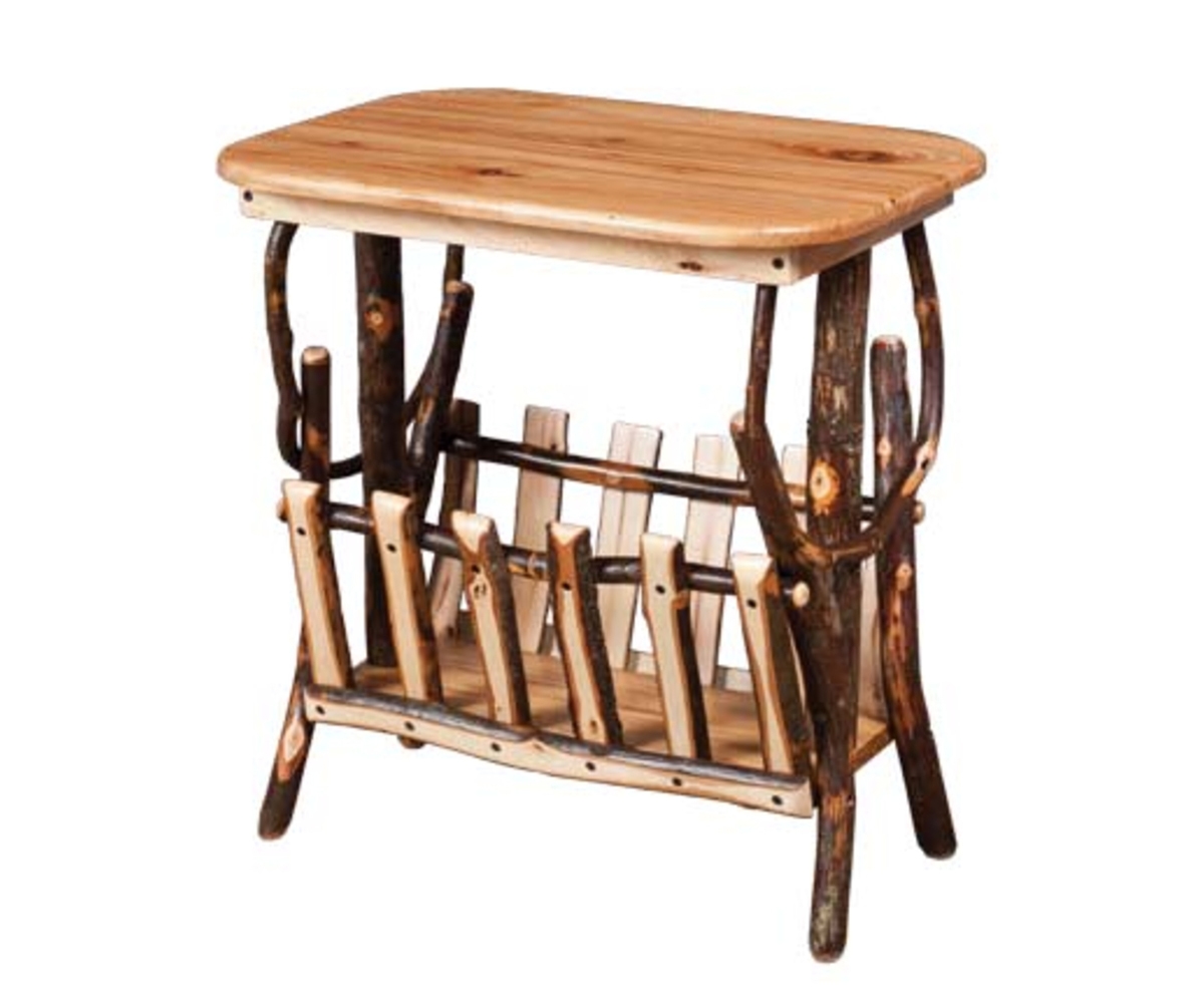 Solid Top Round Corners End Table