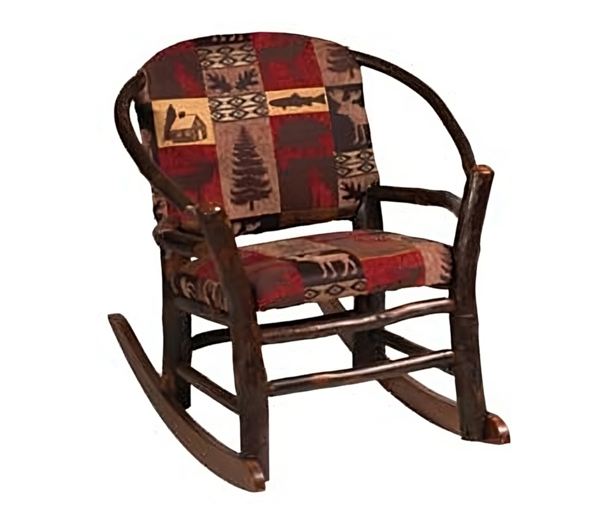 Child Hoop Rocker With Fabric Seat &amp; Back