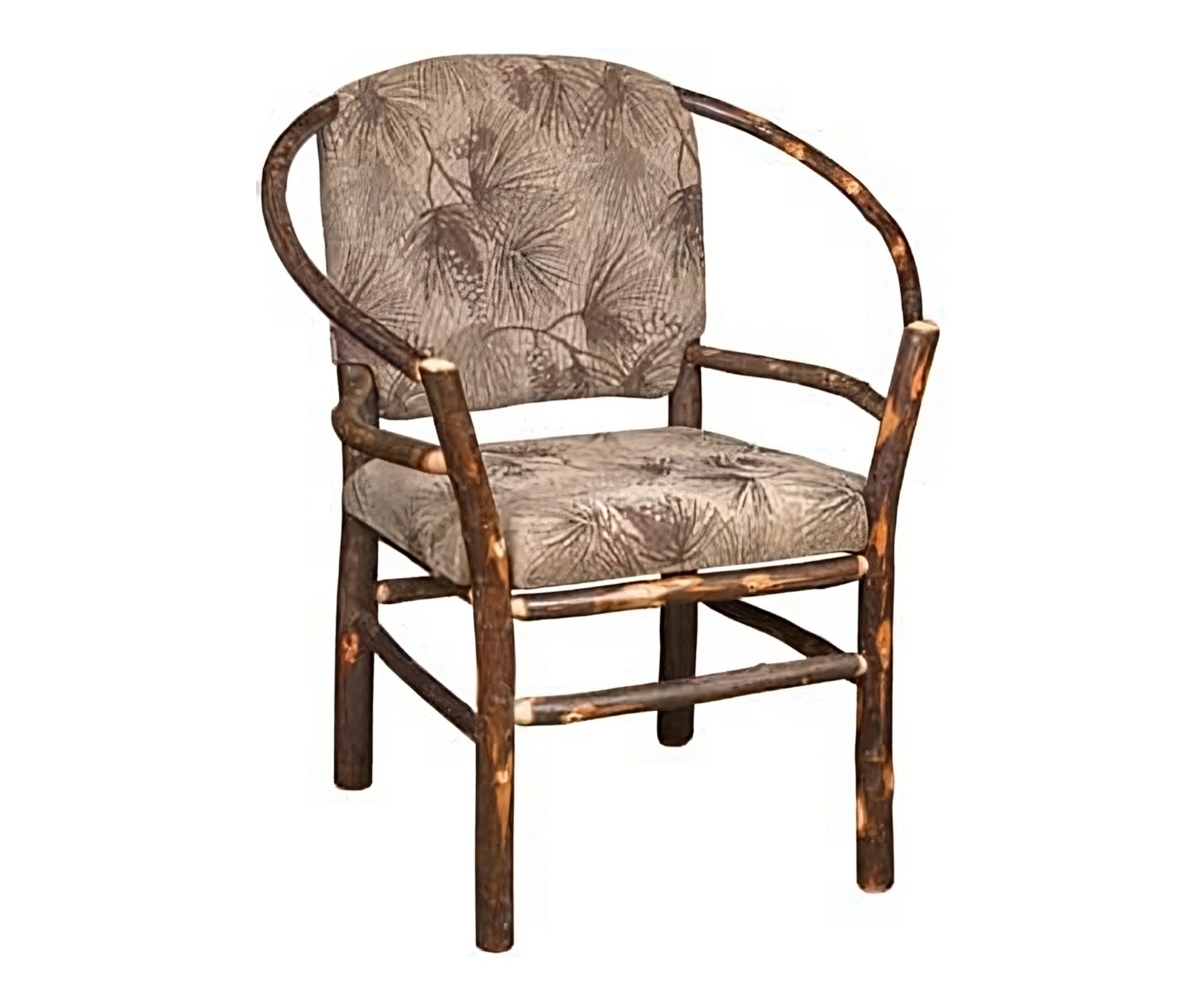 Hoop Chair With Fabric Seat &amp; Back