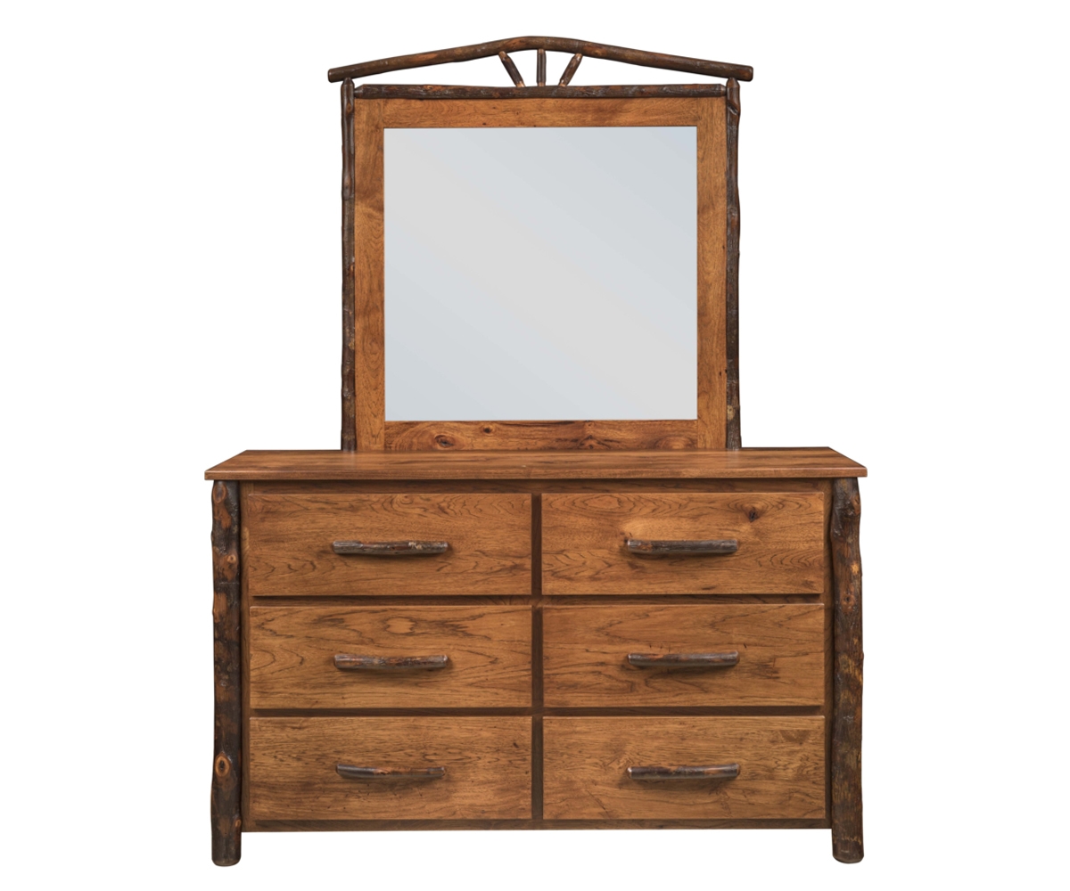 Hickory 6-Drawer Dresser