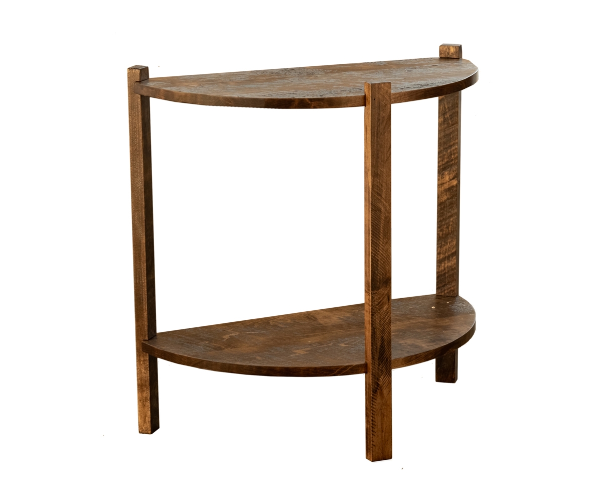 R/C Maplewood Half Round End Table