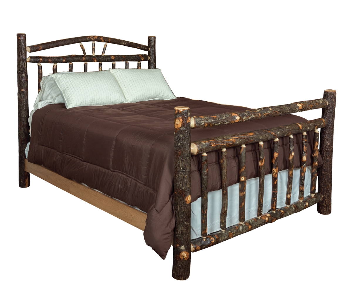 Wagon Wheel Bed - Queen

Footboard: 36" H