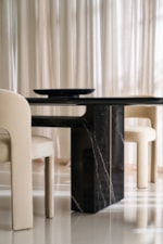 Caracole Caracole Classic Modern Stone Double-Pedestal Dining Table