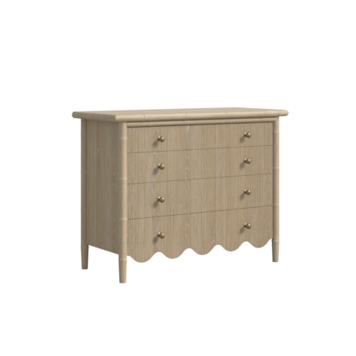 Transitional 4-Drawer Bachelor's Chest with Cedar Lined Drawers