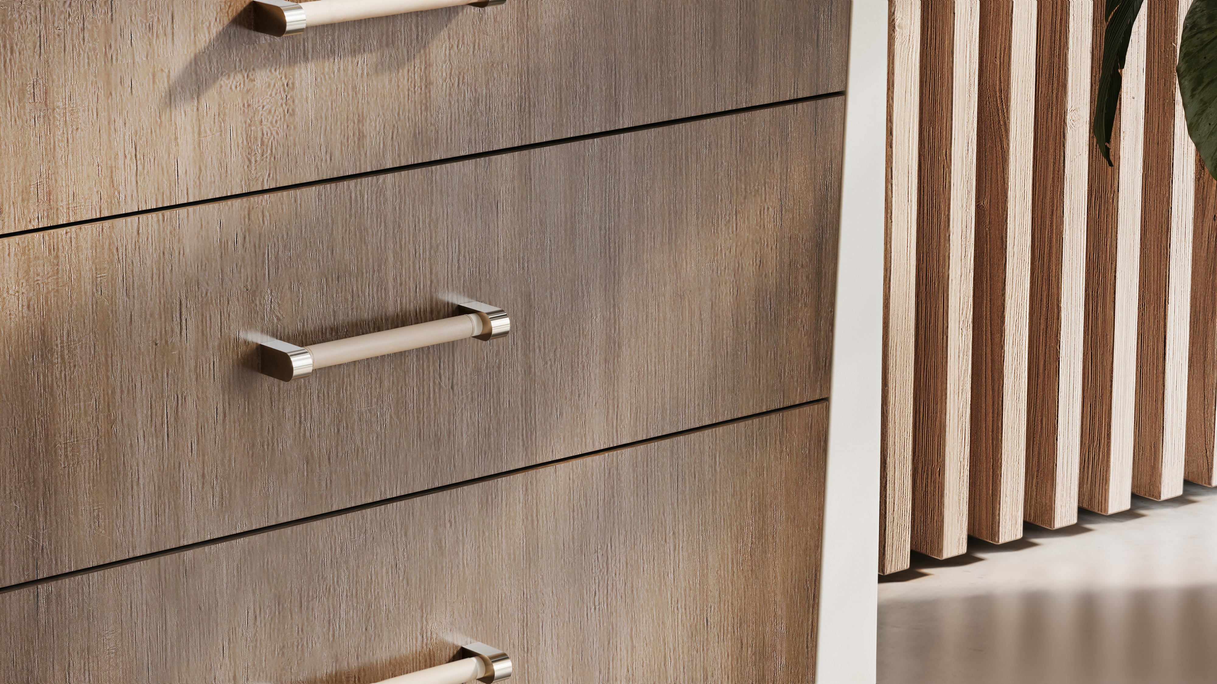 Caracole Caracole Classic Modern Smoked Glass-Top Six-Drawer Dresser