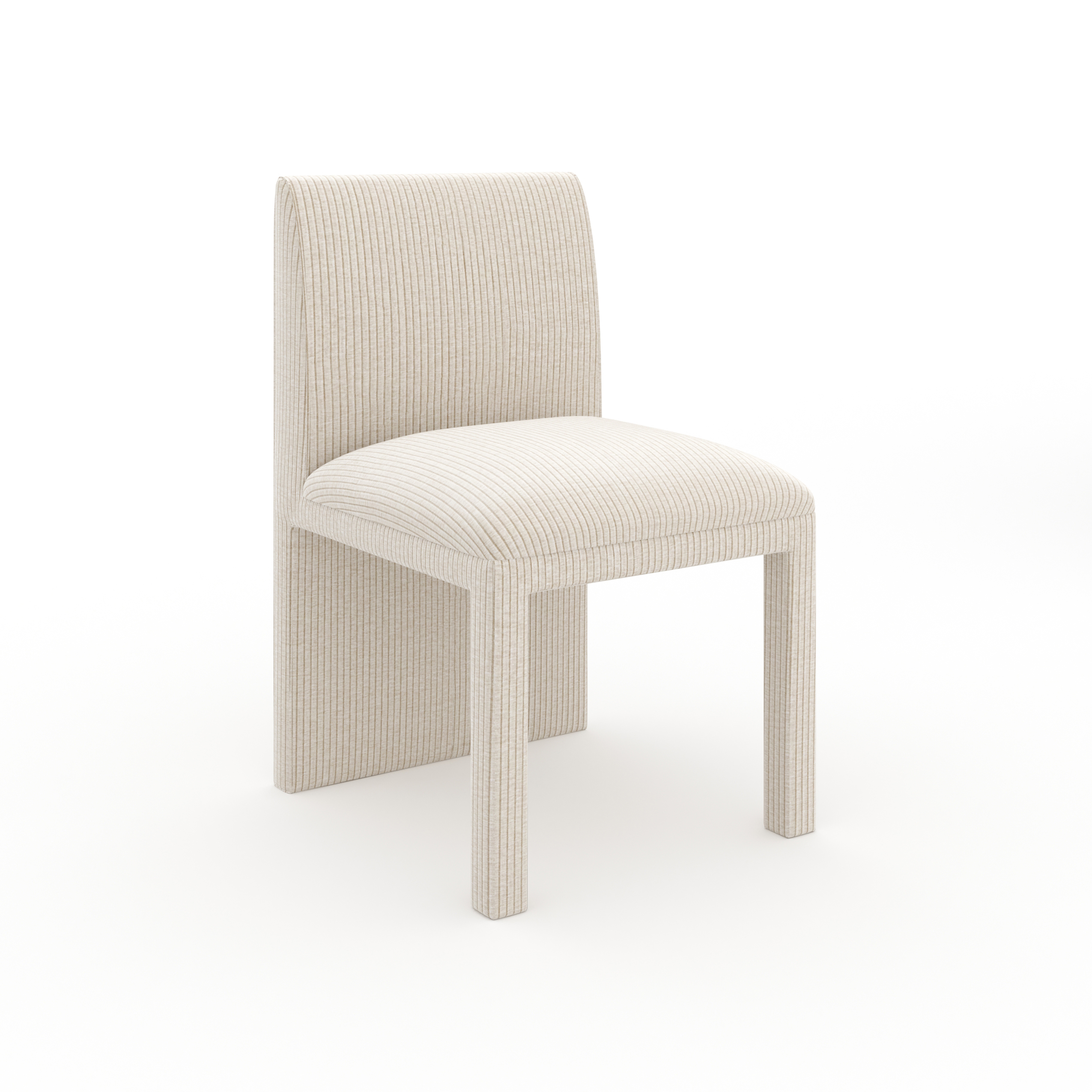 Caracole Caracole Classic Velvet Fully Upholstered Dining Side Chair