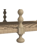 A.R.T. Furniture Inc Haven Transitional Rectangular Cocktail Table with Woven Shelf