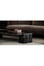 Caracole Caracole Classic Modern Elegant 70" x 34" Stone-Block Cocktail Table