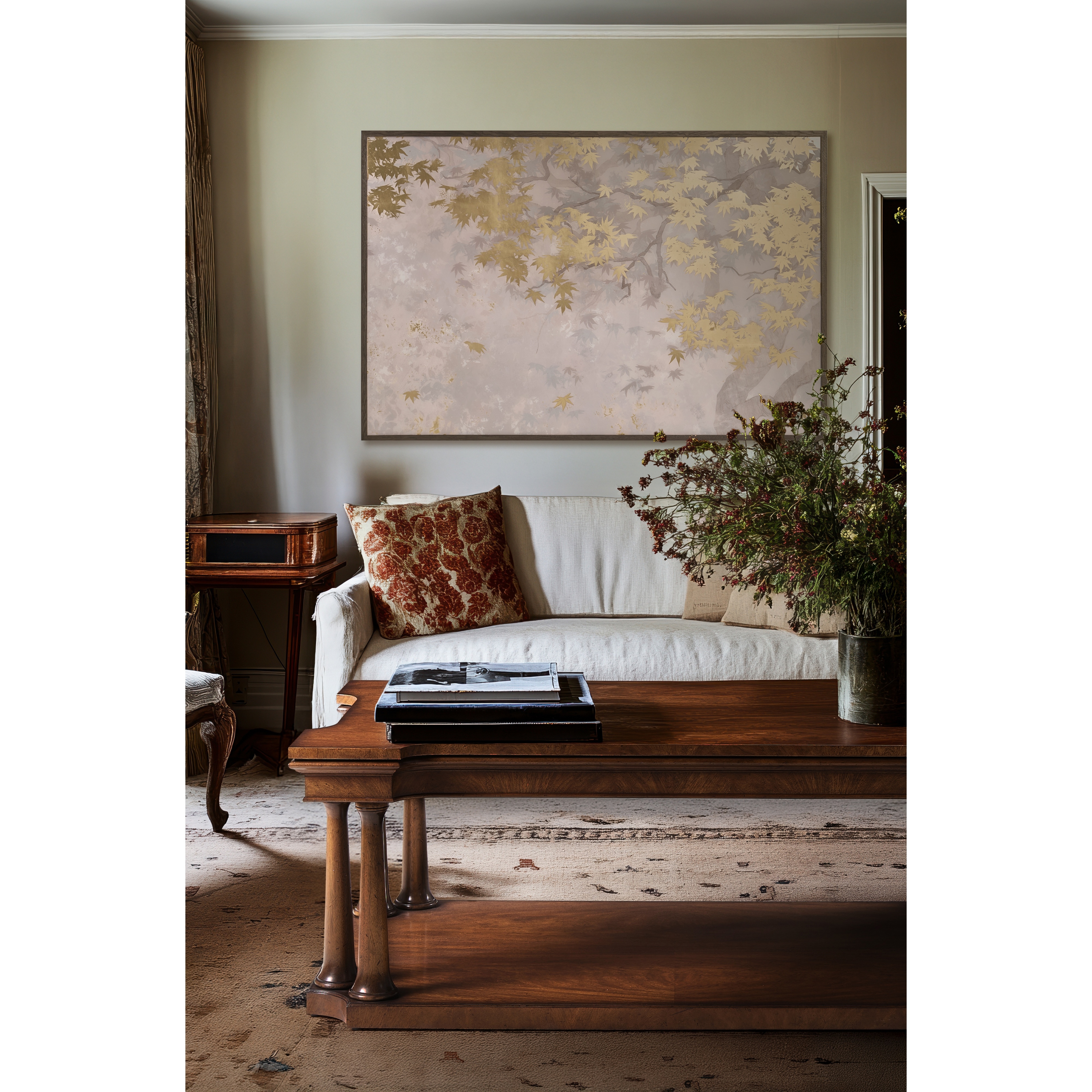 Jonathan Charles JC Traditional Cocktail Table