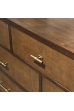 A.R.T. Furniture Inc Verge Transitional 7-Drawer Dresser with Woven Drawer Fronts