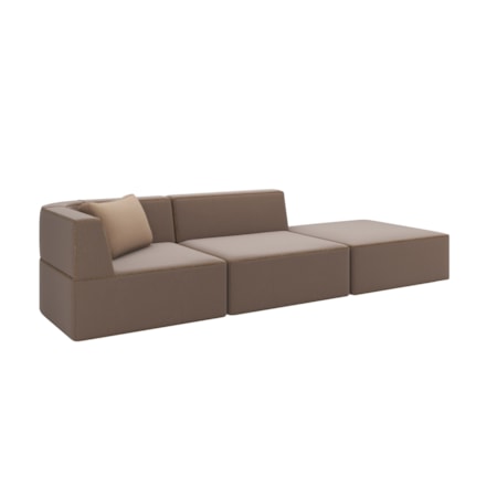 Modern 3-pc. Modular Sectional