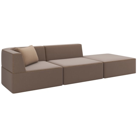 Modern 3-pc. Modular Sectional