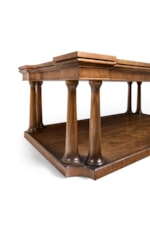 Jonathan Charles JC Traditional Traditional Cocktail Table with Bottom Shelf