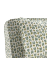 A.R.T. Furniture Inc Artisan Upholstery Transitional Upholstered Accent Chair with Scalloped Base