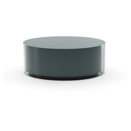Modern 46" Glossy Round Cocktail Table