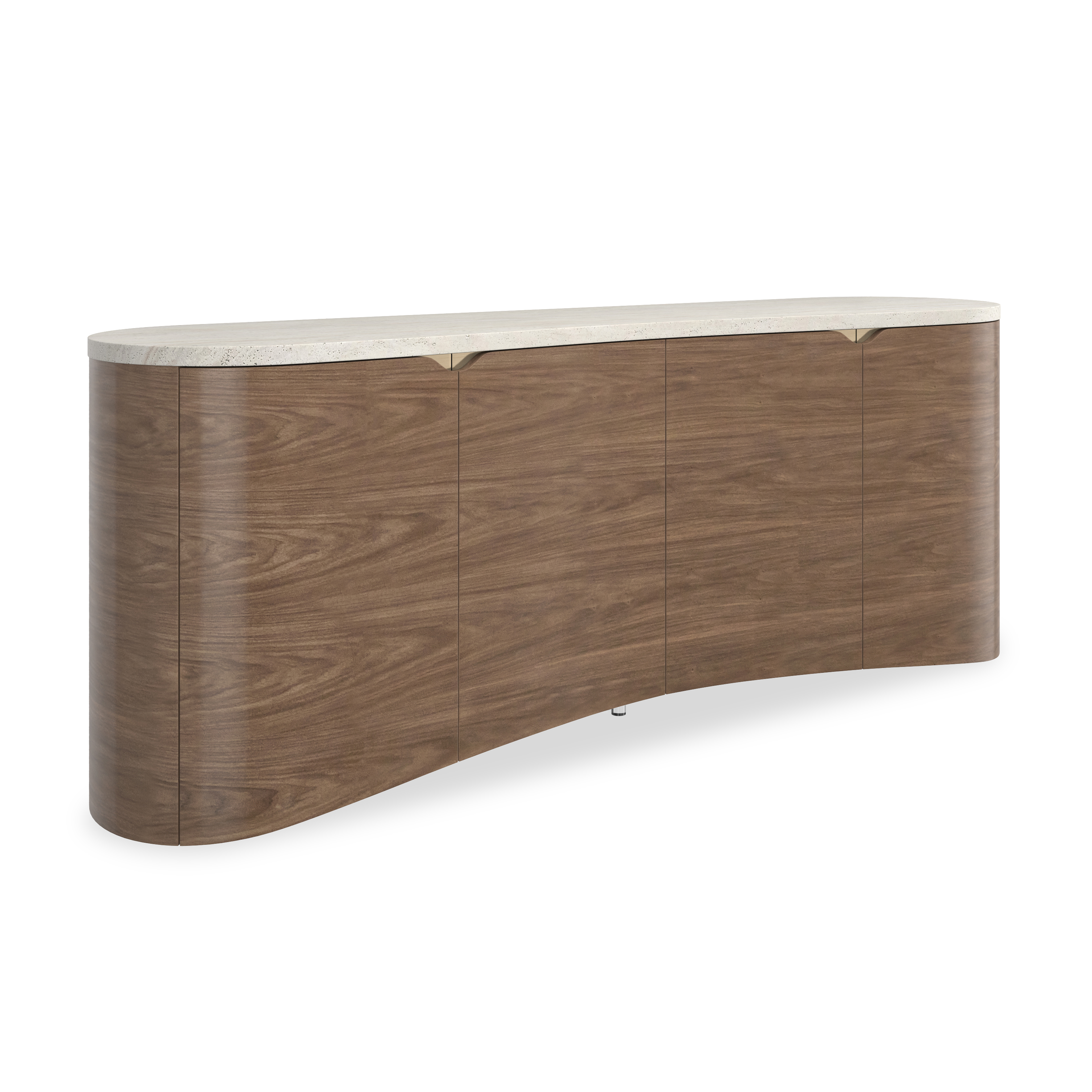 Caracole Caracole Classic Modern Stone-Top Four-Door Sideboard