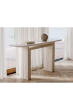 Caracole Caracole Classic Modern Stone-Pedestal Console Table