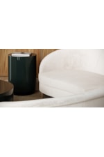 Caracole Caracole Classic Modern 18" Glossy Round End Table with Plinth Base