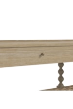 A.R.T. Furniture Inc Haven Transitional Console Table with Rattan Shelves