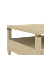 A.R.T. Furniture Inc Eave Sundrenched Transitional 56" x 28" Rectangular Cocktail Table with Interior Storage